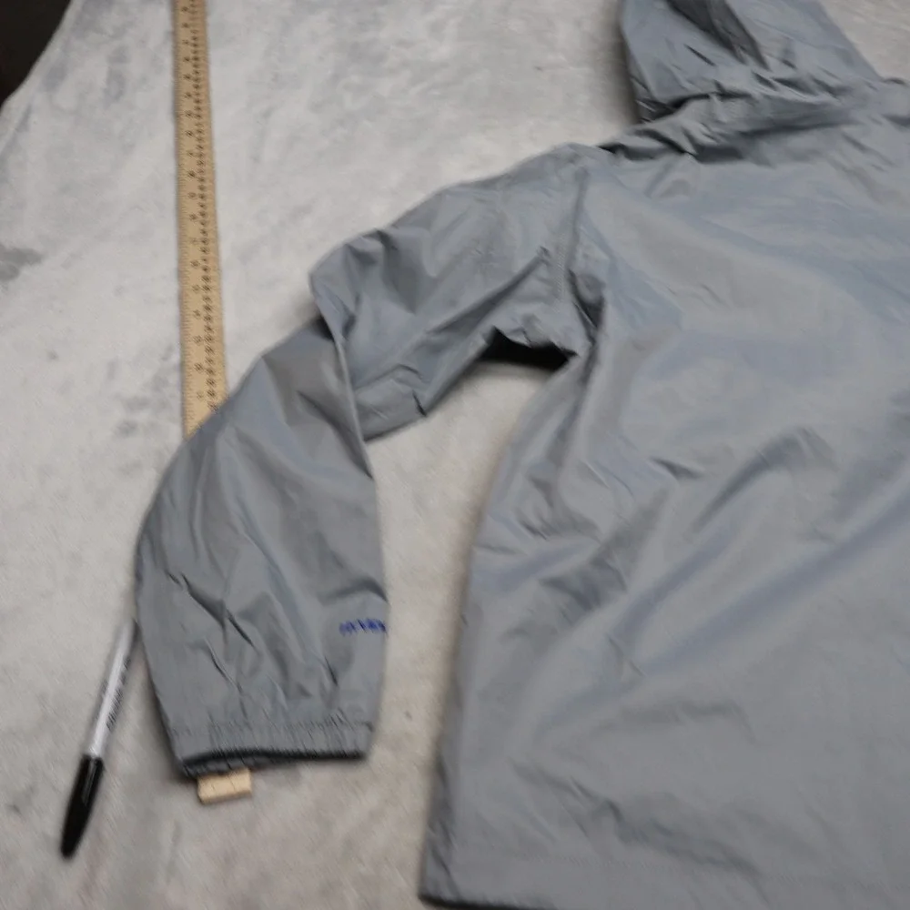 North Face Zipline Jacket Boys Large 14/16 Gray Rain Wind Waterproof Mesh Lined